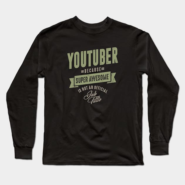 Youtuber Long Sleeve T-Shirt by C_ceconello